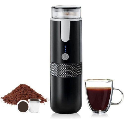 Portable Manual Espresso Maker for Ground Coffee, Handheld Coffee Machine with Compact Design 1