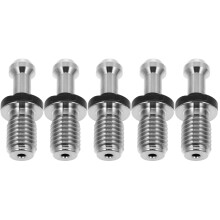 5Pièces Tirants Retenue Cnc 45 Cat40 Acier Carbone Argenté