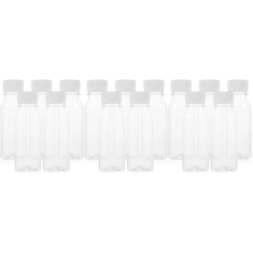 15Pièces Bouteilles À Réutilisables Transparentes Bouchon 2