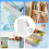 Bluetooth Thermal Label Maker, Inkless Printing, Rechargeable, for Home and Office, White Model 4