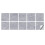 30Feuilles Stickers Cuisine Autocollants Gris 2