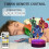 3D Spider Night Light LED Bedside Lamp with Remote Control and Timer for Kids Room 4