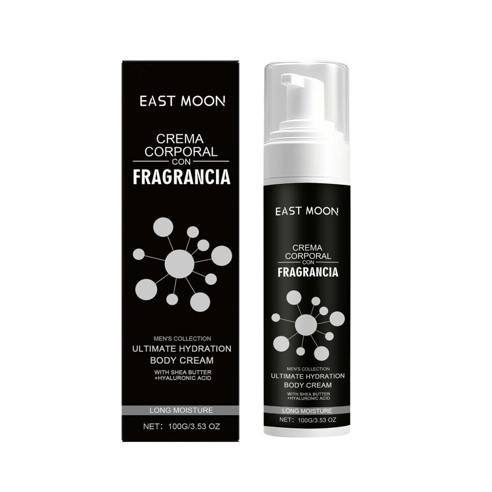Cream East Moon Men's Skin Care Fragrant, Refreshing And Non-Greasy Men's Charming Moisturizing Body Lotion