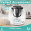 Συμβατό με το Thermomix TM6 TM5 TMF Μαχαίρι ζύμης αντικατάστασης, αξεσουάρ λεπίδας 2