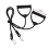 Ζεύγος ζωνών αντίστασης Stepper Fitness Pull Ropes για προπόνηση άρσης βαρών p 2