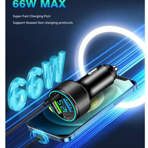 Φορτιστής αυτοκινήτου διπλής θύρας 400w 2024 εξαιρετικά γρήγορης φόρτισης, με 2