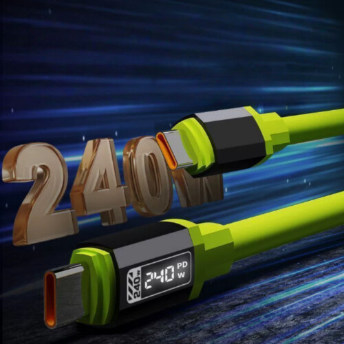 Bold 240W mobile phone data cable smart flash charging high power fast charging suitable for Apple Huawei typec charging cable 1