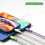 Liquid one-to-three data cable three-in-one mobile phone charging cable suitable for Apple type-c Android USB fast charging cable 3