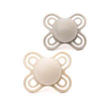 MAM Perfect Soothers | 0-2 Months | 2 Pack | Newborn Dummies | Comes in Dummy Steriliser Case | Sus