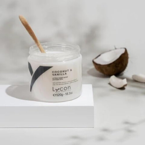 Lycon Coconut and Vanilla Sugar Body Scrub - 520g 2