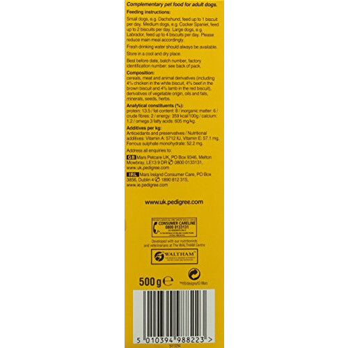 Pedigree Pedigree Biscrok Biscuits Original Dog Treats, 500 g 1