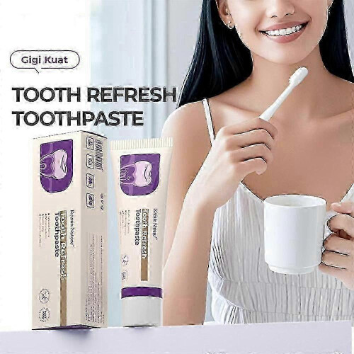 (1) 1-5pcs Nature Tooth Refresh Toothpaste, Hydroxyapatite Toothpaste for Sensitive Teeth 1