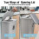(7L, Grey) Trash Can for IKEA Kitchen High Capacity Wall Mounted Hanging Bin 2