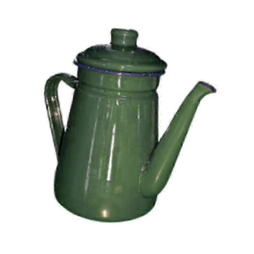 (Green) Σμάλτο καφέ 1.1L βραστήρας καφέ ανθεκτικός παχύρρευστος 1