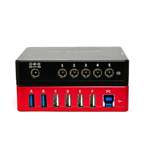 Power Box HUB USB3.2+ ASCOM Power Box Astronomy Telescope Photography Power Management Box Type-C Interface Black 1