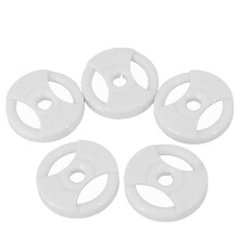 5 Stück Universal-Vinyladapter für 7-Zoll-Schallplattenspieler (45 U/Min), Weiß