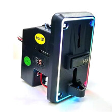 Multi-Currency Coin Acceptor LED Coin Selector for Euro Peso Credit Validation for Arcade Games Vending Machines A