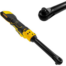 Llave de Carraca Inalámbrica Mejorada con Cabezal Extendido para Extraer Tornillos y Tuercas, 220 N.M, 3/8", Destornillador Eléctrico para Baterías