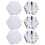 Hexagon Lights, Minimalist White Touch Night Light, Center Touch-Sensitive Wall Panels, Hex Light 1