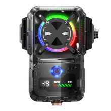 DL23 Semiconductor Mobile Phone Heatsink Phone Cooler Digital Temperature Display Silent Fan and Fast Heat Dissipation A