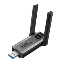 AX1800 WLAN-Adapter 1800 Mbit/S USB 3.0 WiFi 6 Empfänger und Sender 2,4 GHz & 5,8 GHz Unterstützt MU-MIMO für Desktop-PCs