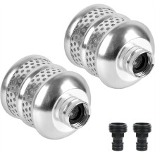 1set Bubbler Sprinkler Heads, 3/4 Inch Internal Thread Rustproof Aluminum Diffuser Flood Nozzle for Yard, Garden
