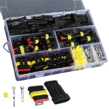 Waterproof Automotive Connectors (Boxed) for Xenon Lamp Wiring Harnesses and Waterproof Automotive Connectors 352PCS