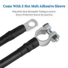 Automotive Power Connection Wire Grounding Wire 2AWG Battery Cable Flame Retardant Insulation with Battery Connector