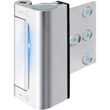 Home Security Door Reinforcement Lock Safety Latches Extra Front Doors Security Devices,Child Proof Aluminum Lock Silver