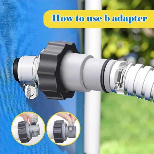 Pool Hose Adapter for  Above Ground Pools Pump Reducer Connector Compatible with Sand Filters,Saltwater Systems