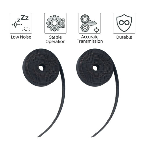 For Qidi  4 Belt Kit Accurate Transmission and Durable Belt Kit for Qidi Plus4 3D Printer Part Resistant Replacement