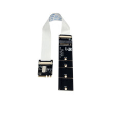 M.2 AE KEY Naar M.2 NVMe-Adapterkaart met TF-Sleuf. de M.2 A+E KEY-Interface Ondersteunt Geen CNVi-Protocol. Netwerkkaart