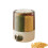 Kitchen Rice Bucket, Household Grain Storage Box, Sealed Rotating Compartment Grain Container White Large 1