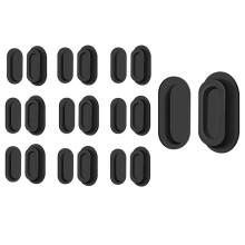 Lot de 10 Supports Magnétiques pour Télécommande, Fixation Murale Adhésive Sans Perçage, pour TV, Ventilateur, Climatiseur A