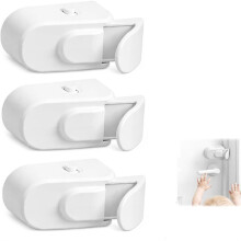 Kindveilige Kliksluitingen voor Slaapkamers, Draagbaar Deurslot Zonder Boren voor de Veiligheid van Baby'S, Peuters en Huisdieren (3 Stuks)