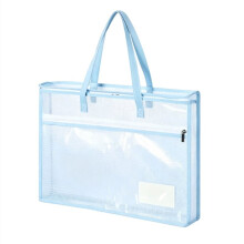A3 Project Bags Large File Bag for Quilting Storage Bag Transparent Grid Mesh Zipper Drawing Sketch Storage Bags A