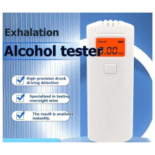 AT-64S Testador de Álcool Pessoal com Display Digital LCD Inalador Medidor de Álcool