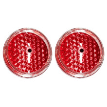 2PCS Backpack Reflective Clip for Night Cycling Hiking Jogg Dog Walking Night Safety Reflective Badge Reflective Tags A