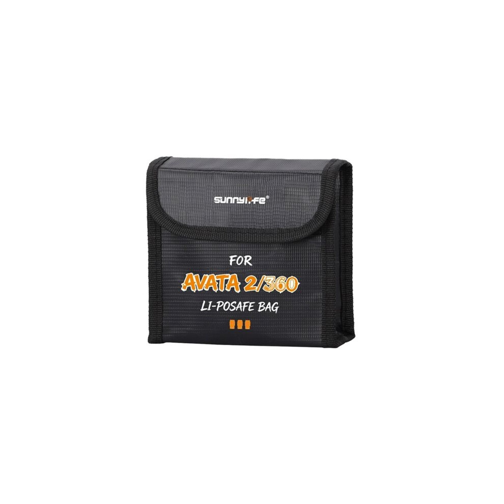 Portable Explosion Proof Battery Bag For Avata 2/360 Holds 3 Battery Bag Fireproof Safety Lipo Battery Case 6034096214588