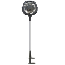 Portable USB Charging Office Desktop Retractable Clip Fan 2200mAh for Stroller Fan Small Cooler for Outdoor Use