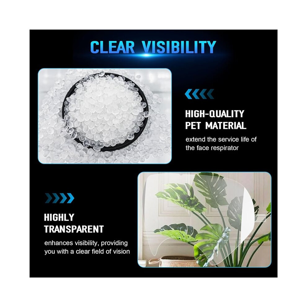 50Pack Peel Off Lens Cover For 6885, 6000, 6700, 6800, 6900 Series Respirator Mask, Protective Cover For 6800 Mask 6033793895366