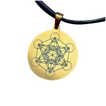 Colar MWO Estrela de Davi - Oscilador Multi-Onda, Disco Polarizado, Joia de Cura para Equilíbrio e Potencialização de Energia