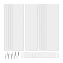 10 Pack Clear Model Car Display Case , for Diecast Blister, Toy Storage Organizer Wall Mount Display Case