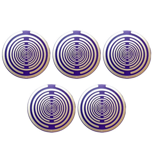 5pcs MWO Polarized Optical Disc 50MM Multi-Waveoscillator Cell Resonance  Balance