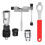 Bicycle Repair Tool Kit Bicycle Crank Remover Tool Bottom Bracket Removal Tool Freewheel Remover Tool 1