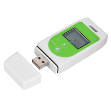 Registrador de Dados de Temperatura USB TempU04 PDF, Reutilizável, Monitor de Cadeia de Frio 32000 para Transporte e Armazenamento
