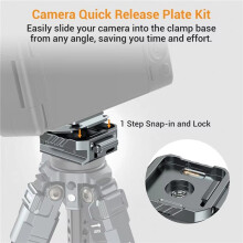 Arca Univerisal DSRL Camera Gimbal Quick Release Kit QR Clamp Arca-Swiss Quick for  Tripod Slider Mount Adapter