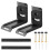 Soundbar Wall Mount Bracket for     , Metal Shelf with Hook & Loop Straps, 30lb Capacity 1