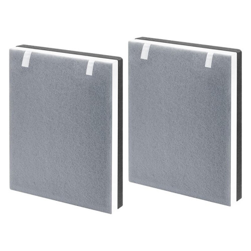 2 Pack Vital 100 Replacement Filter for Air Purifier, High-Efficiency Activated Carbon Filter Set