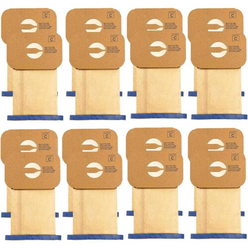 16 Sacs de Remplacement de Style C pour Aspirateurs pour  de Type C